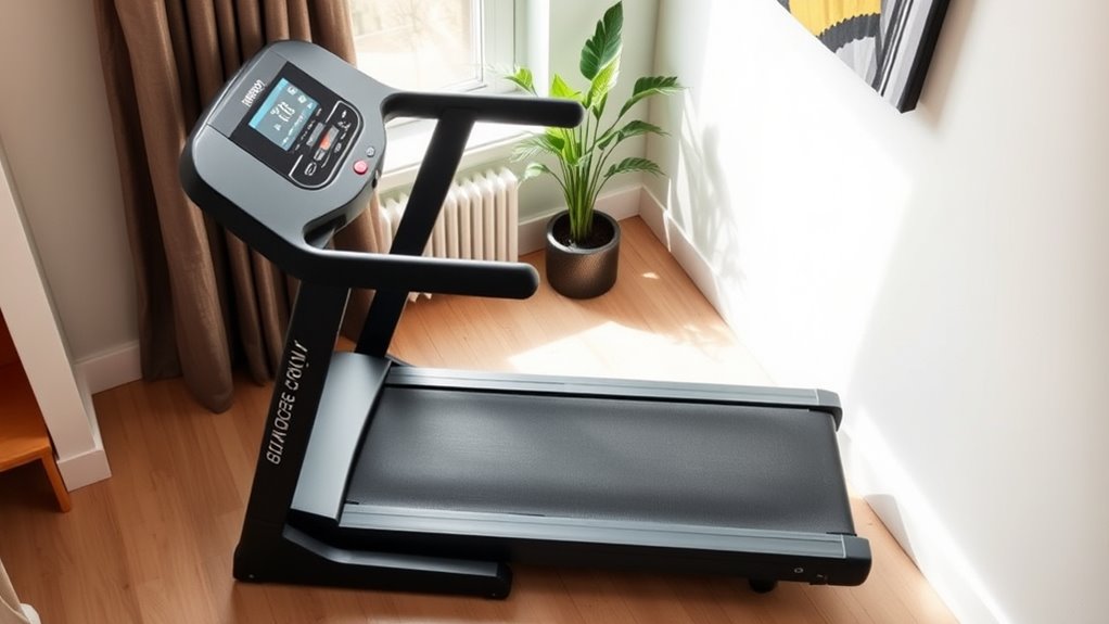 compact quiet versatile treadmill