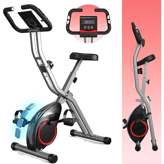 Foldable Indoor Exercise Bike for Small Spaces