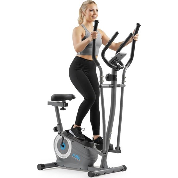 compact upright cross trainer