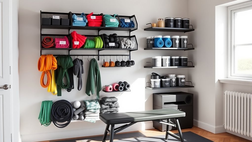 consistent decluttering and reorganization