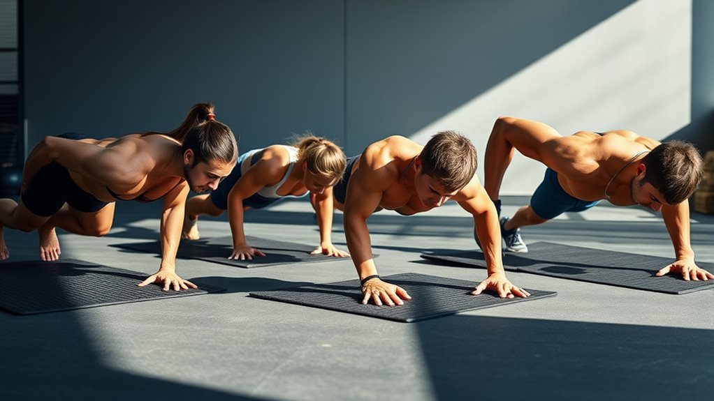 core stability enhances push up safety