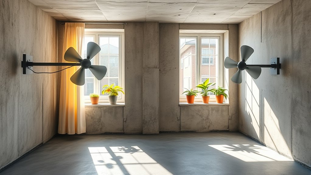 create natural cross breeze flow