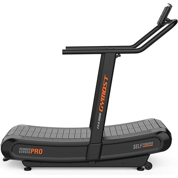 GYMOST Curved Manual Treadmill with 4 Resistance Levels
