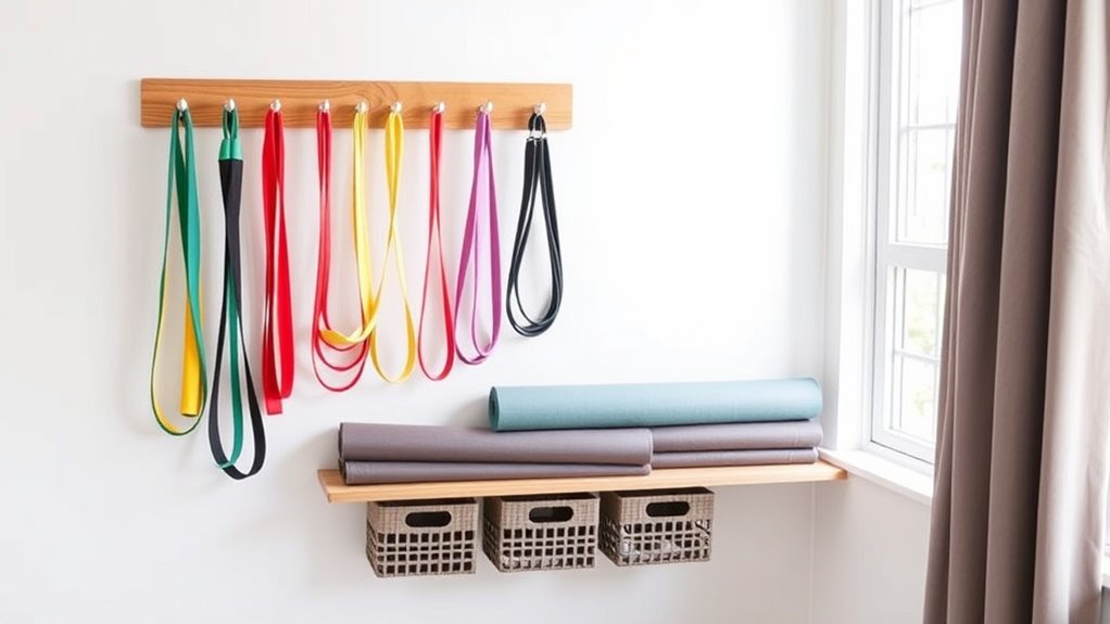 designate organized workout space