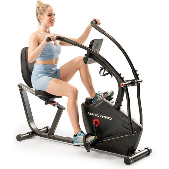 dual action recumbent bike