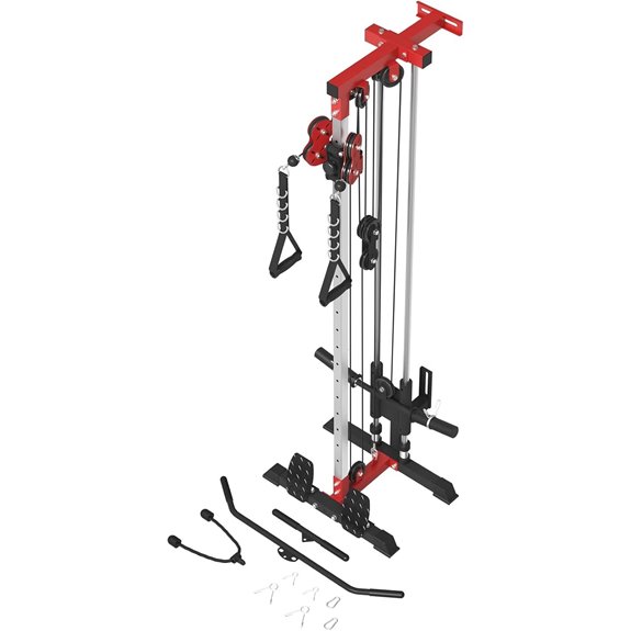 ER KANG Wall Mount Cable Station with Dual Pulleys