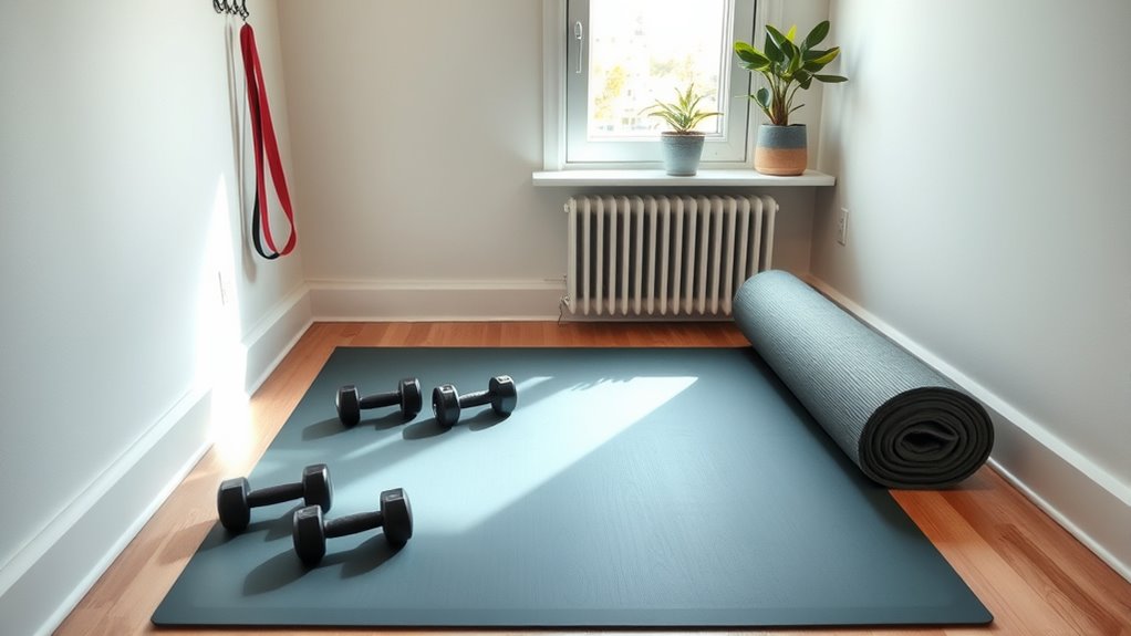 efficient small space workout