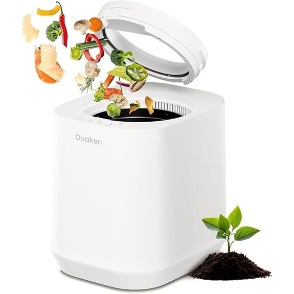 Electric Kitchen Compost Bin with Auto-Cleaning
