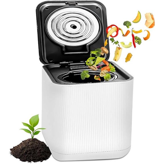 NutriChef Electric Kitchen Compost Bin (3 Quart)
