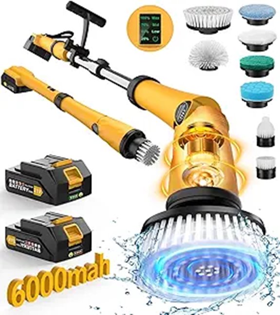 Qimedo Electric Spin Scrubber with 8 Brushes