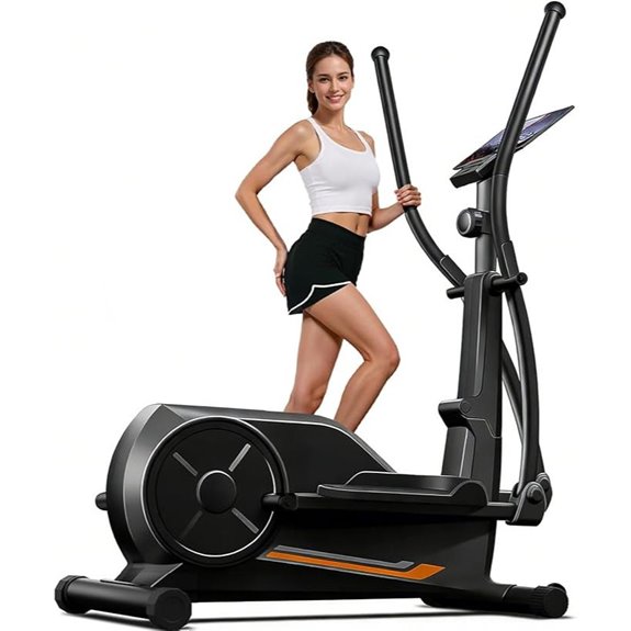 Cursor Fitness Elliptical Trainer with Resistance & LCD