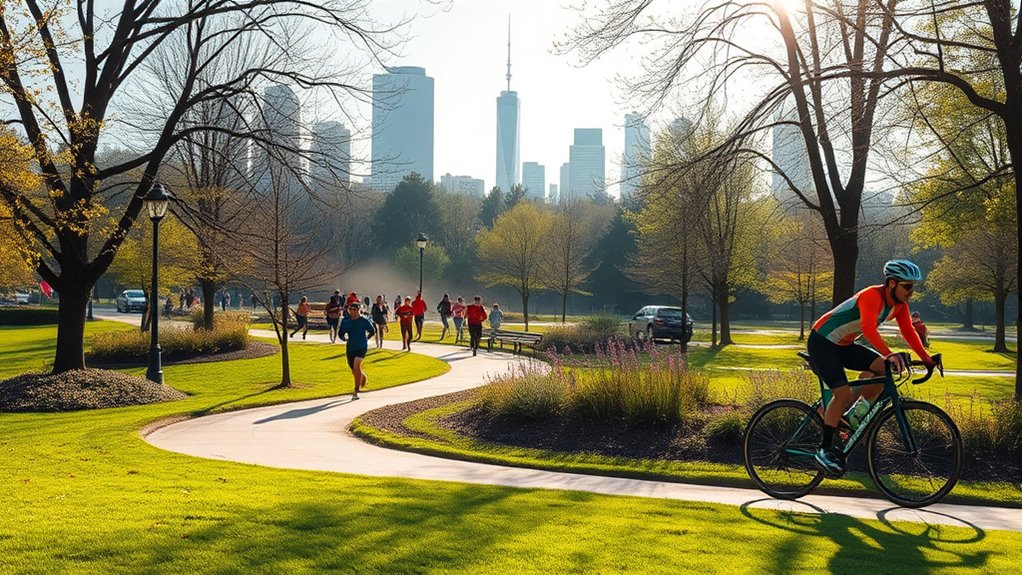 embrace outdoor spring workouts