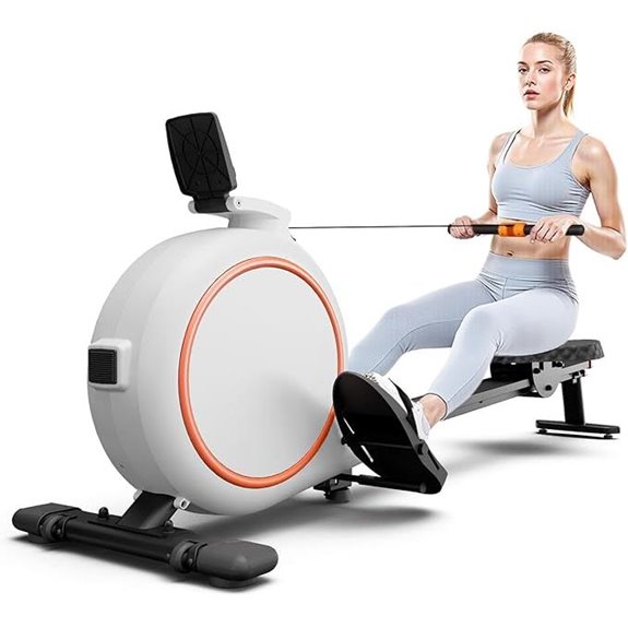 Upgraded Magnetic Rowing Machine with 32-Levels Resistance