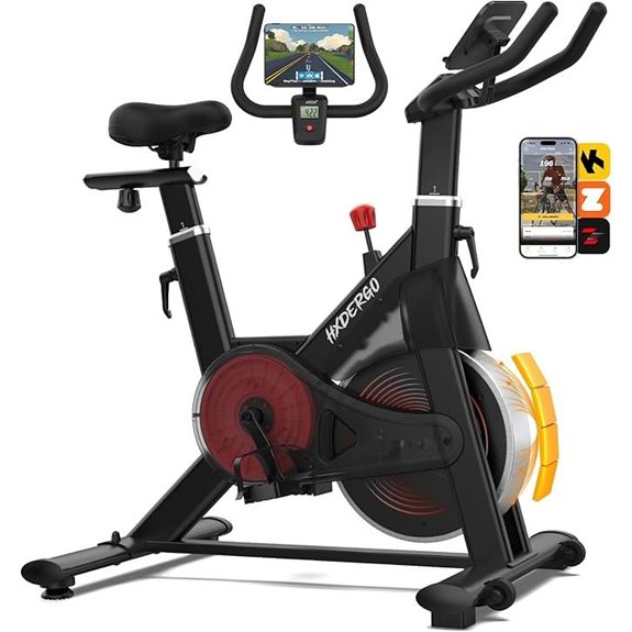 HXD-ERGO Exercise Bike with Resistance & LCD Monitor