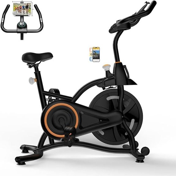Hillhub Exercise Bike with Pulse Sensor and Resistance
