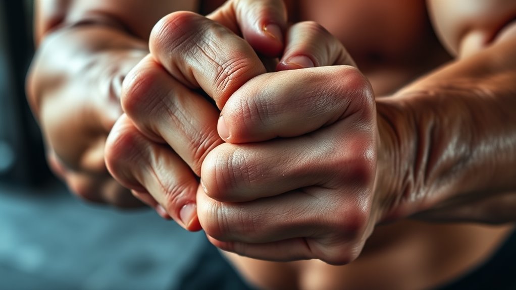 fatigue weakens grip strength