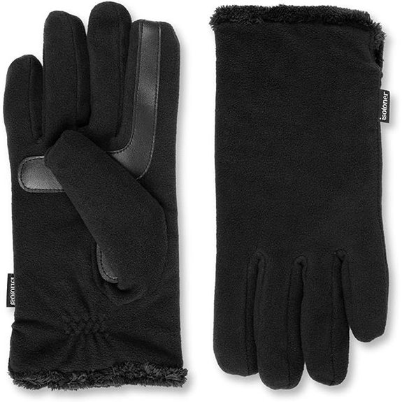 fleece touchscreen gloves