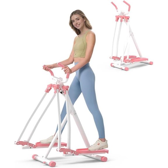 foldable air elliptical trainer