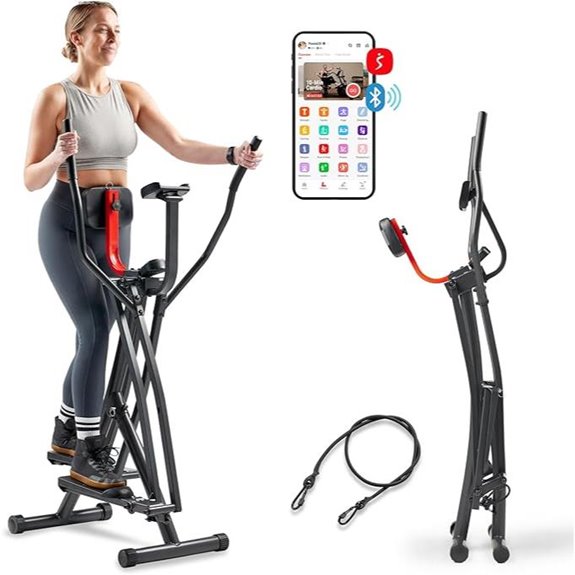 foldable bluetooth air elliptical