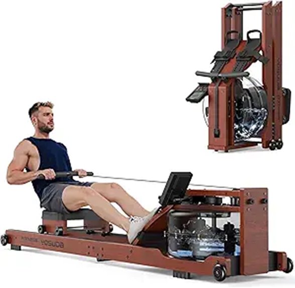 foldable bluetooth water rower