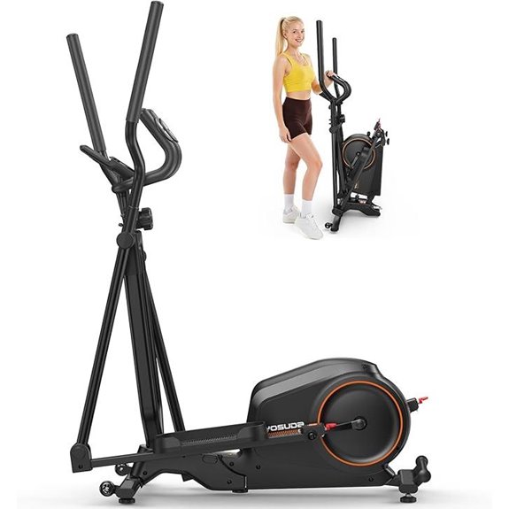 YOSUDA Foldable Elliptical with 16 Resistance Levels