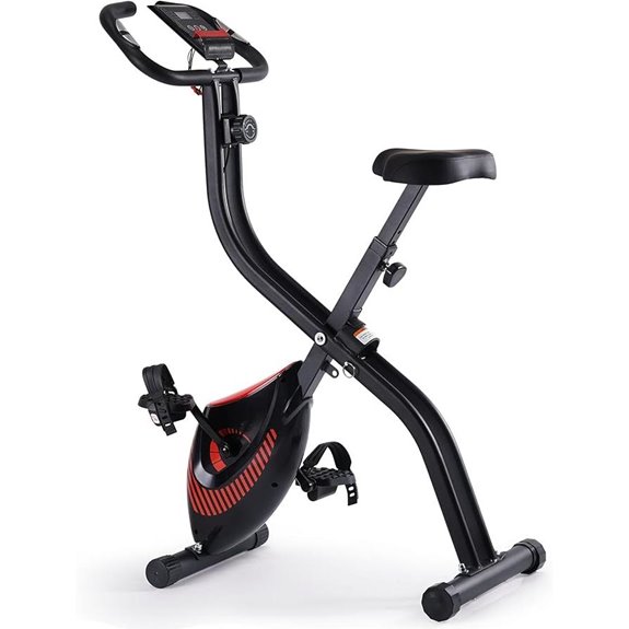 3-in-1 Folding Exercise Bike with LCD Monitor