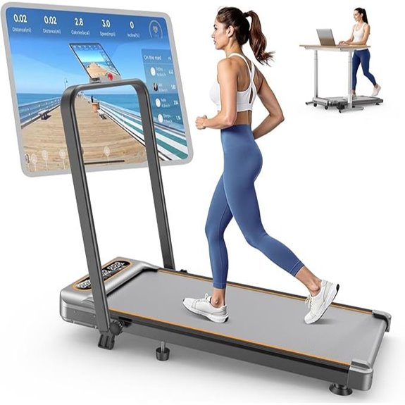 Rayspace 4-in-1 Foldable Treadmill with Incline