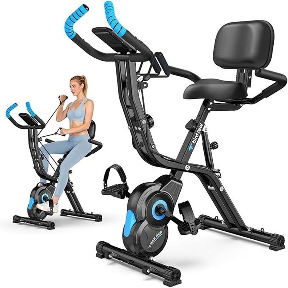 foldable indoor bike with monitor