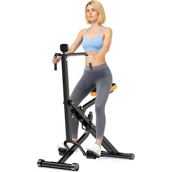 OWLSKY Foldable Squat Rowing Machine with LCD