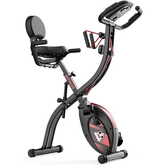 HAPBEAR 3-in-1 Folding Magnetic Exercise Bike
