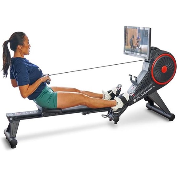 Echelon Row Series Foldable Rowing Machine with Screen