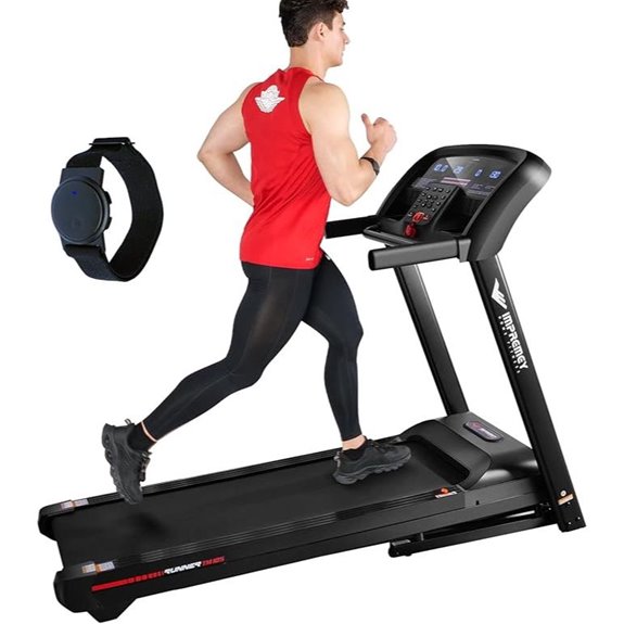 Impremey Folding Treadmill with Auto Incline and Heart Rate