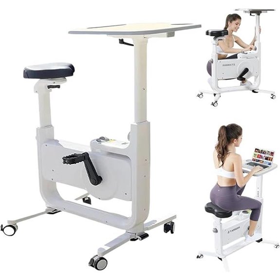 All-in-One Foldable Under Desk Exercise Bike
