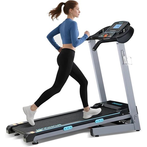 Folding Treadmill with Auto Incline and Bluetooth