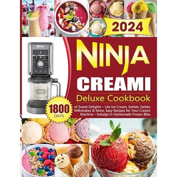 Ninja Creami Deluxe Cookbook: 1800 Days of Frozen Treats