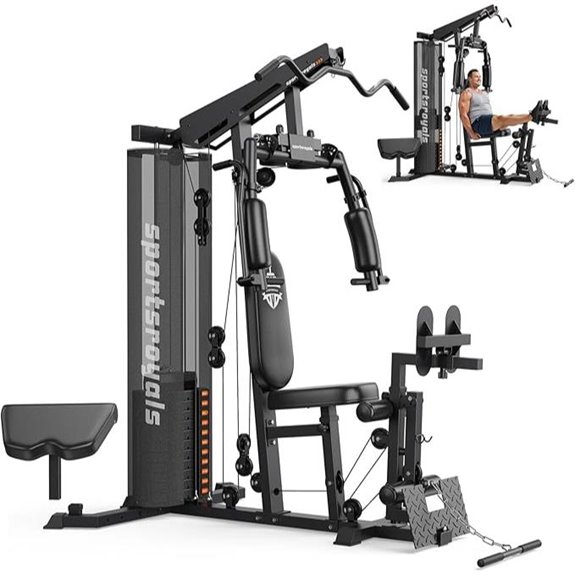 Sportsroyals Full Body Gym Machine with Weights