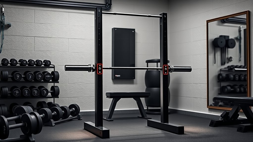 garage gym squat stand considerations