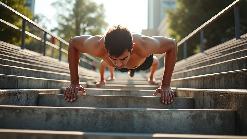 gradually increase incline height