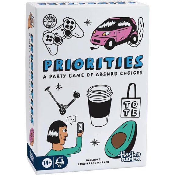 Hasbro Priorities Party Card Game for Adults and Teens