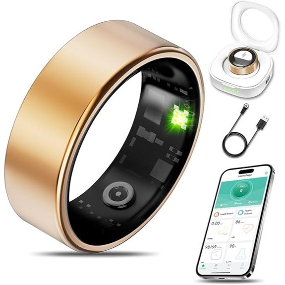 Smart Health Ring with Heart Rate and Sleep Monitoring