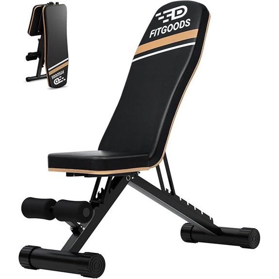 Foldable Weight Bench for Home Gym 660 LBS Capacity