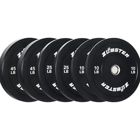 Olympic Bumper Plate with Steel Insert for Strength Training