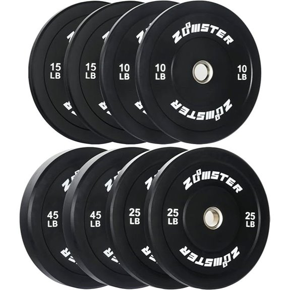 Olympic Bumper Plate with Steel Insert