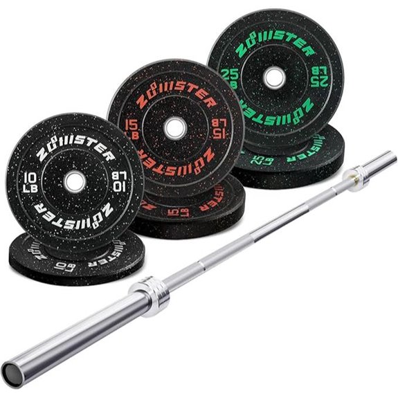 Olympic Bumper Weight Plate with Steel Insert