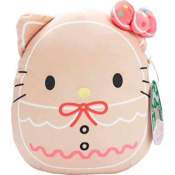 Squishmallows Hello Kitty Gingerbread Cookie Plush