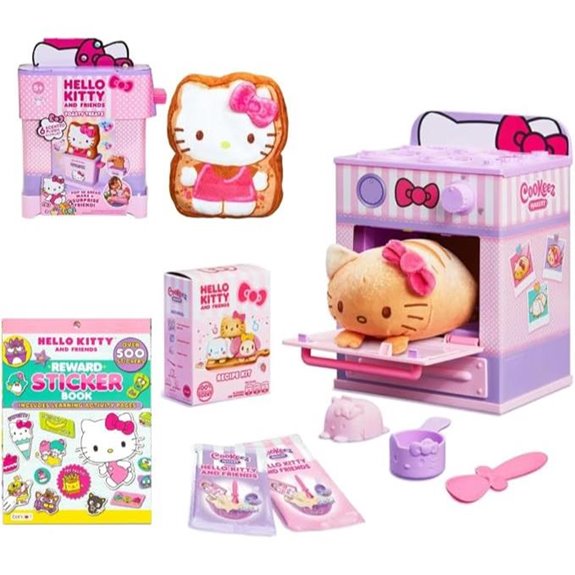 Cookeez Hello Kitty Plush Oven Playset Bundle