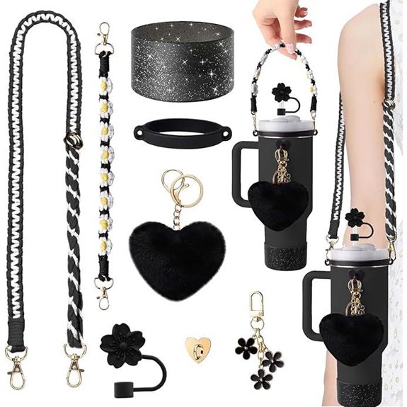 Stanley Cup Accessories Set with Charms and Straps