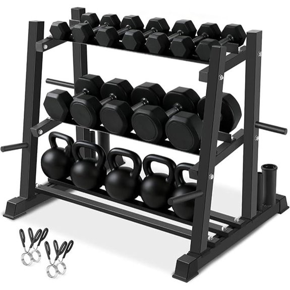 Bongkim Dumbbell and Weight Rack for Home Gym