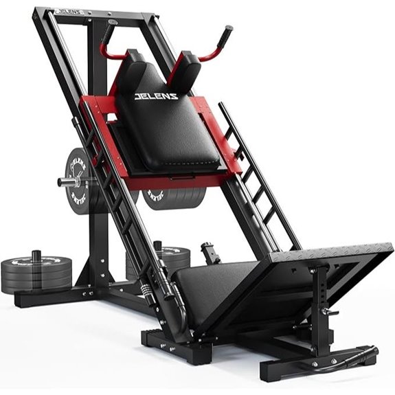 Leg Press & Hack Squat Machine for Home Gym