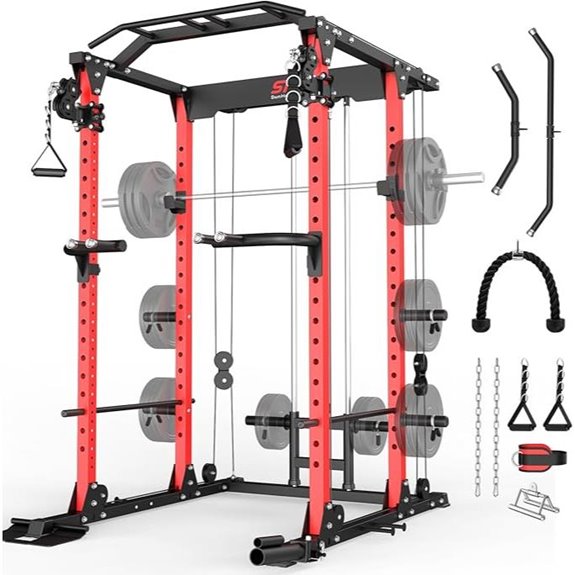 SunHome Power Cage with Pulley and Cable System